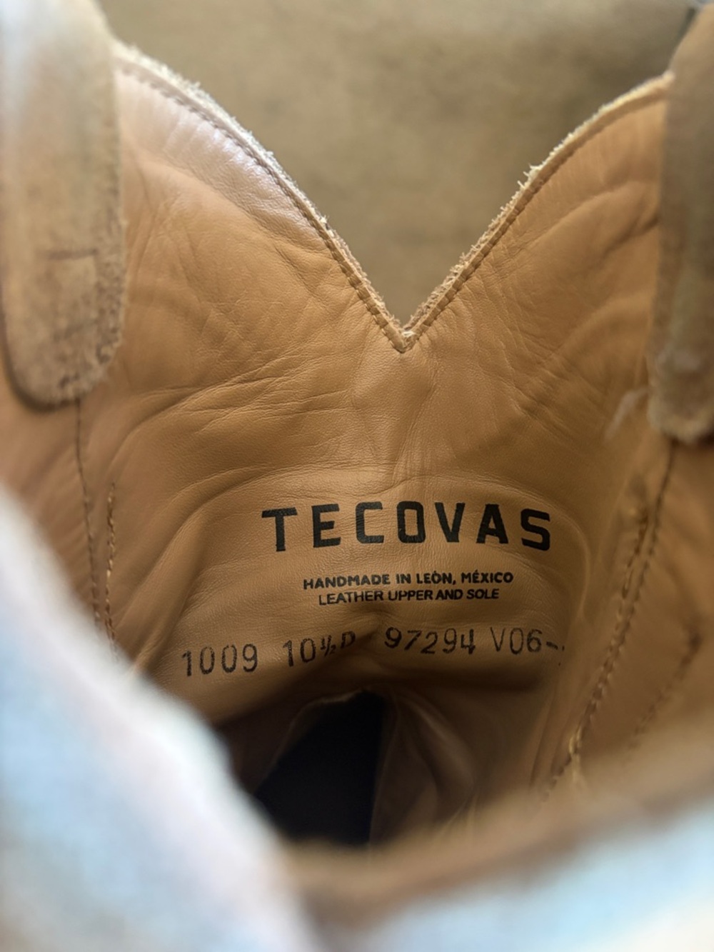 Tecovas "Shane" Suede Roper Boots - Mens 10.5D - Granite w/ matching suede belt - Picture 10 of 13